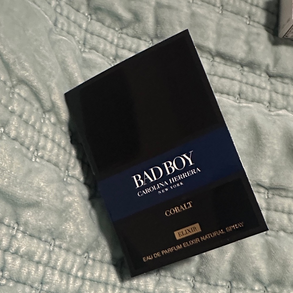 4/$15 Carolina Herrera Bad Boy Cobalt Elixir sample
